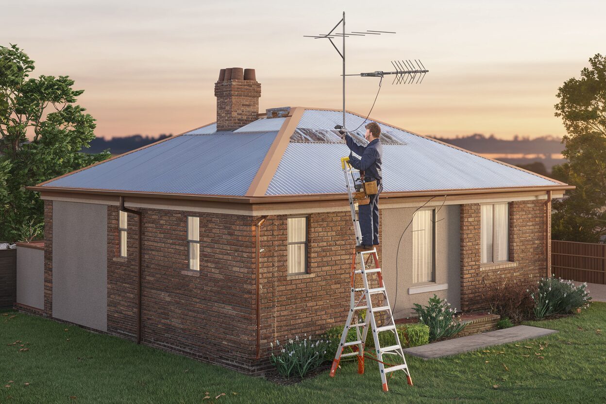 TV antenna repair service
